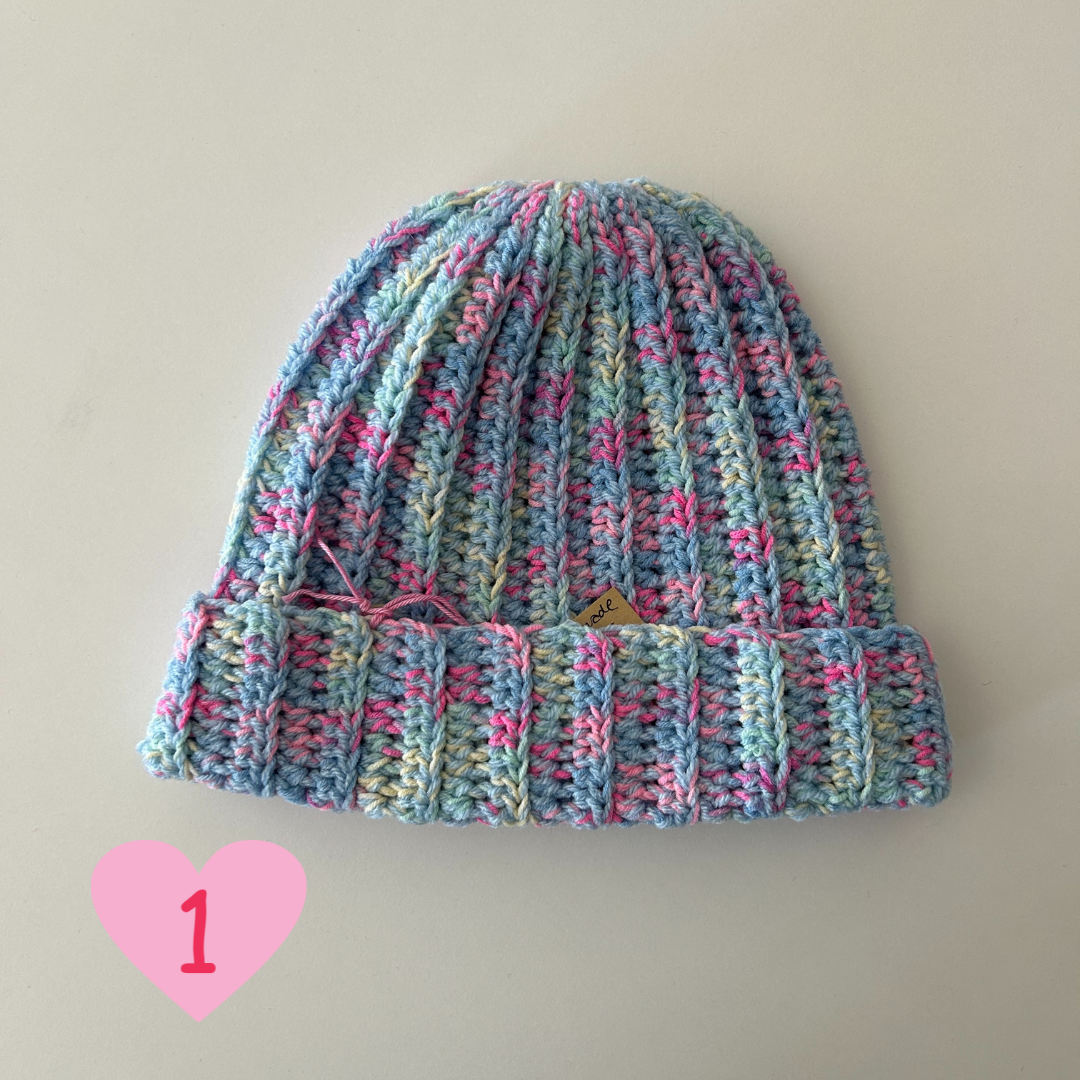 Chunky crochet winter beanie - more colours