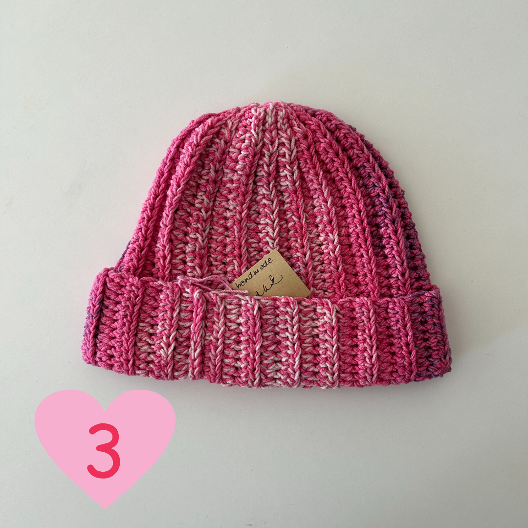 Chunky crochet winter beanie - more colours