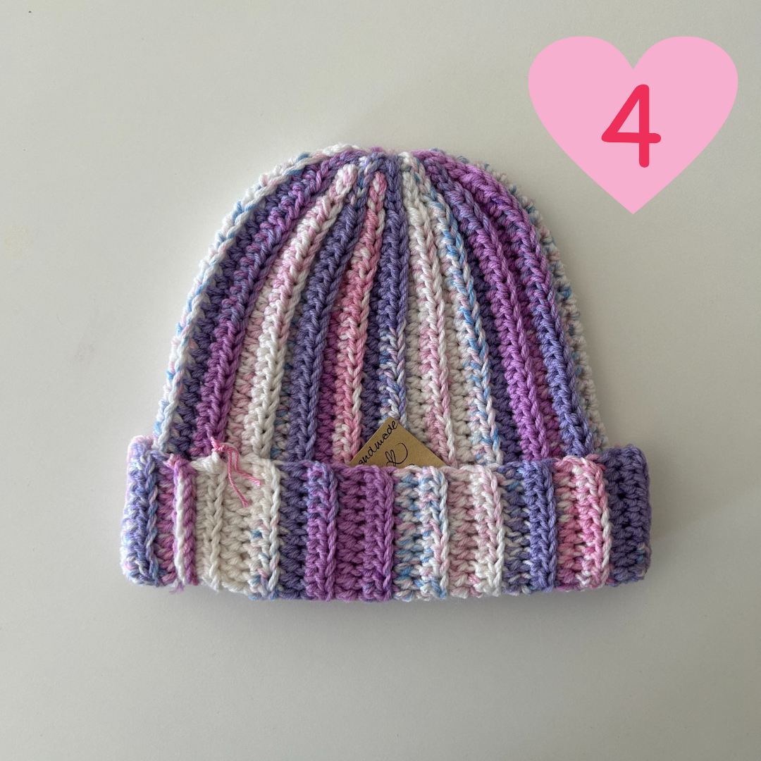 Chunky crochet winter beanie - more colours