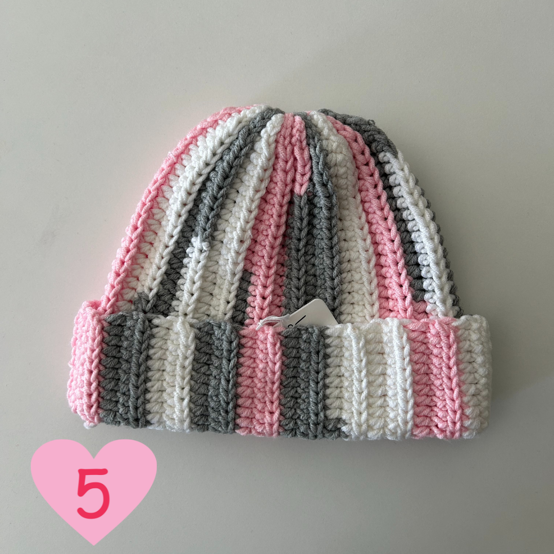 Chunky crochet winter beanie - more colours