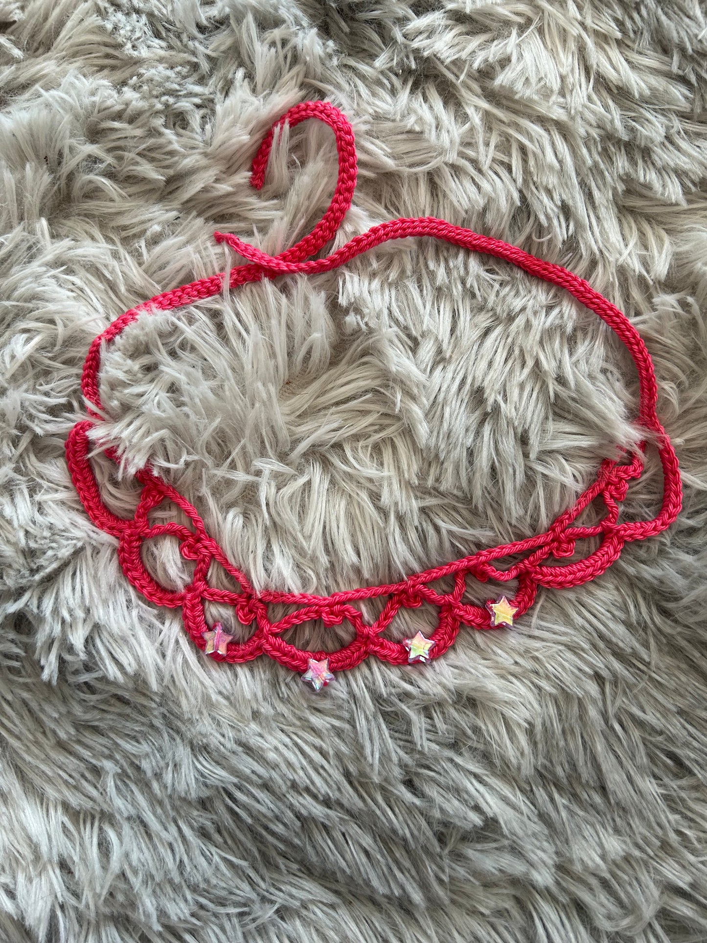 “I’m just a girl” crochet choker ✨