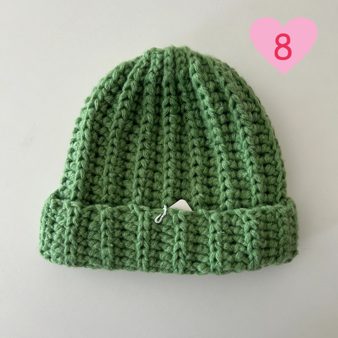 Chunky crochet winter beanie - more colours